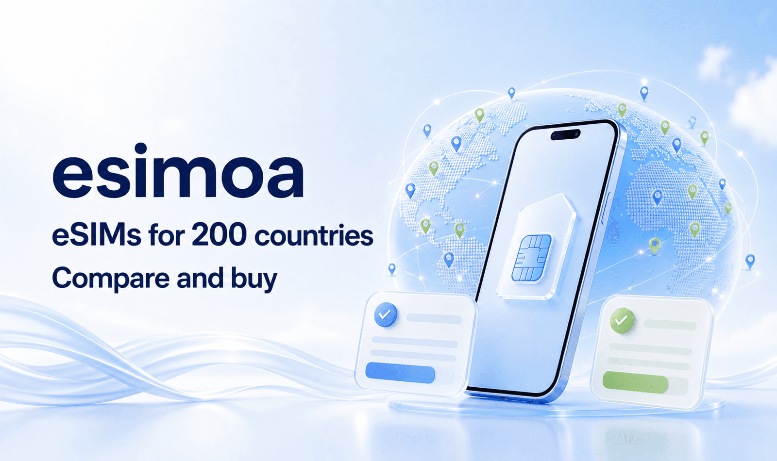 eSIMs for 200 countries