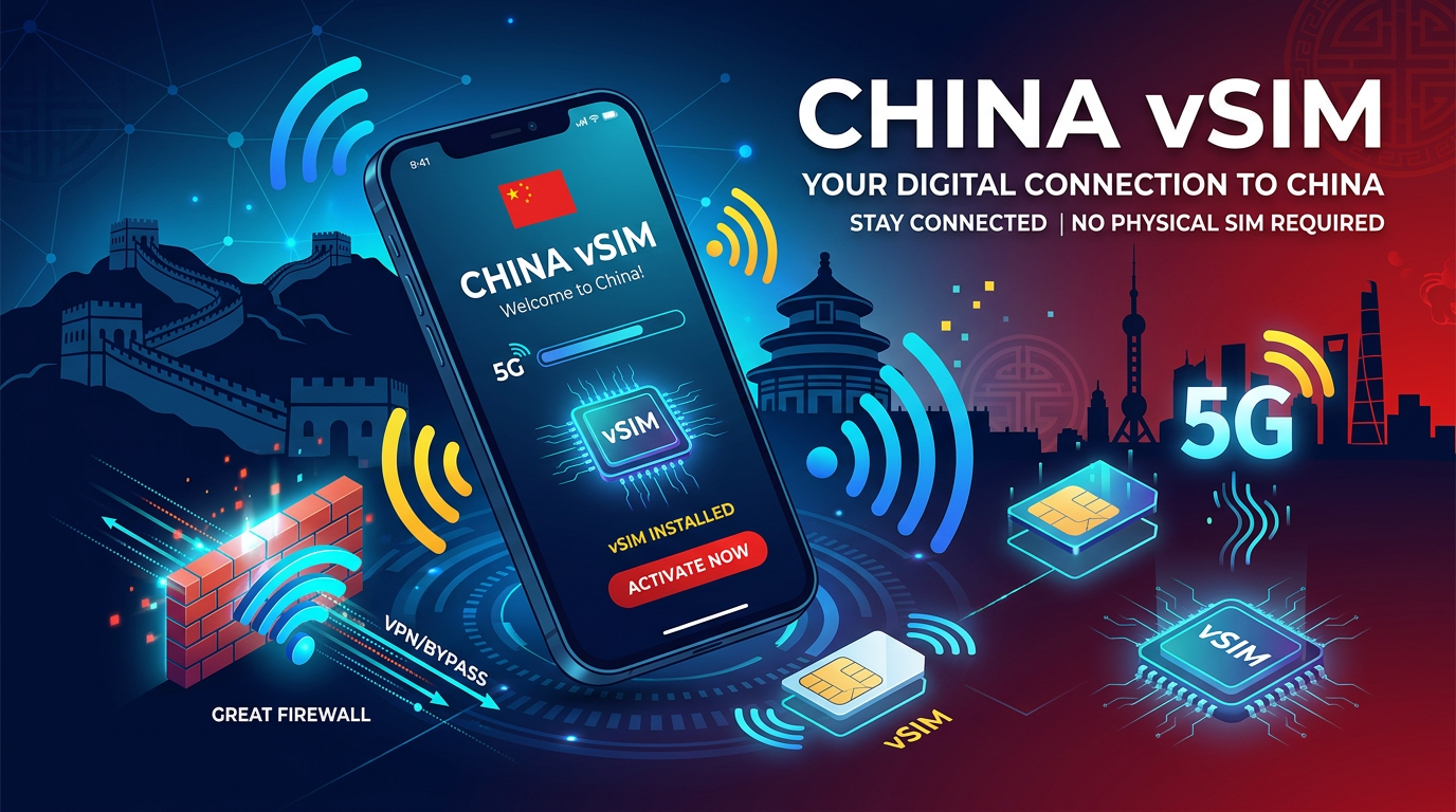 China Travel eSIM Guide: How to Use Internet Freely Behind the Great Firewall