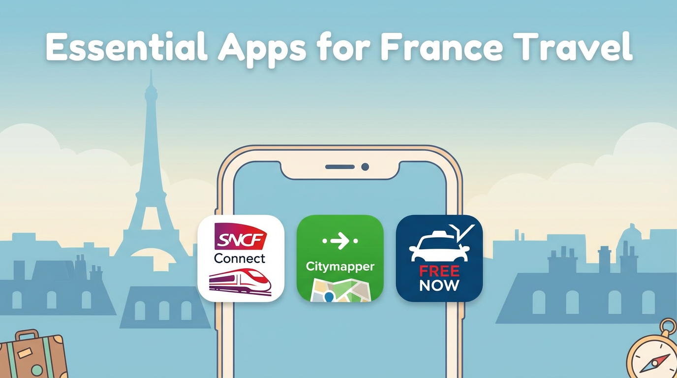 프랑스 여행 필수 앱