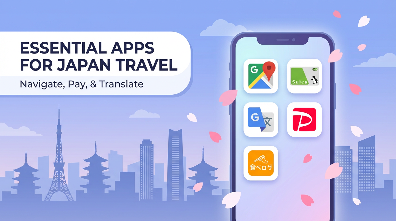 일본 여행 필수 앱