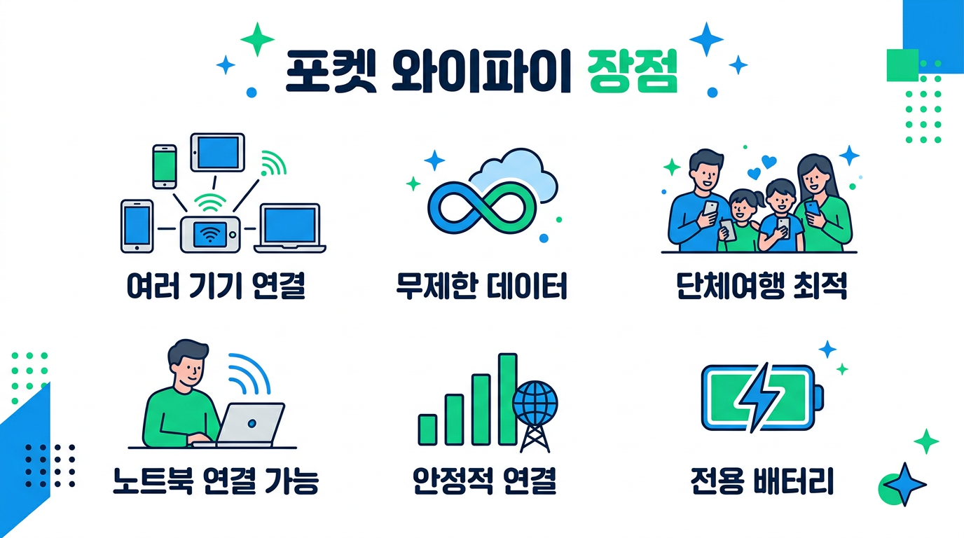 Pocket WiFi Advantages Infographic