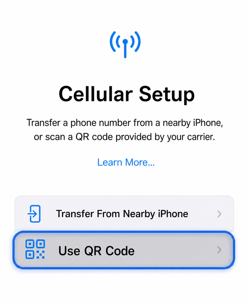 QR scan