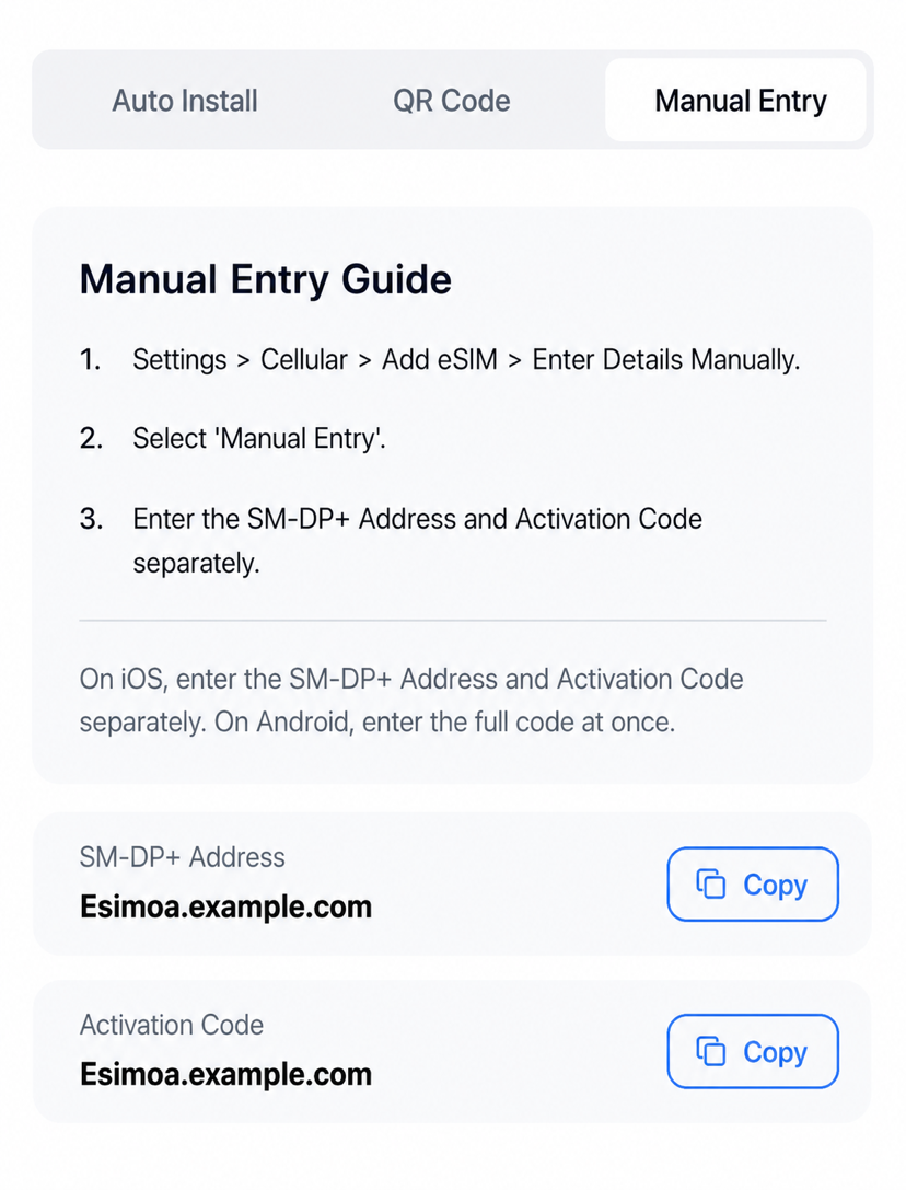 Manual info
