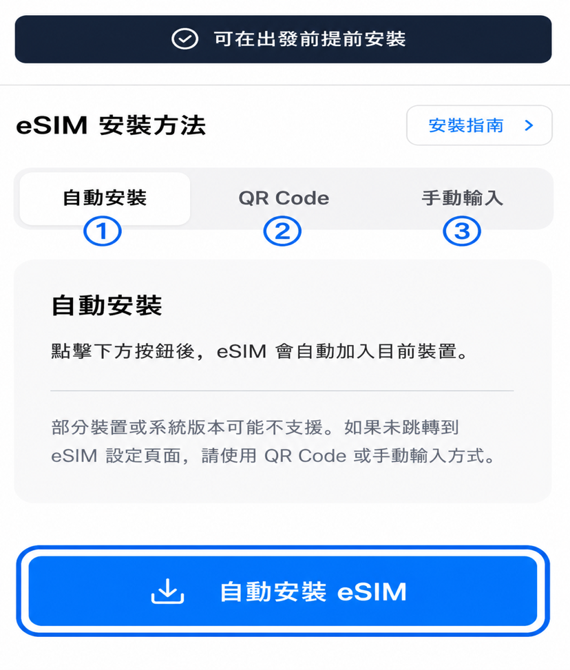 自動安裝