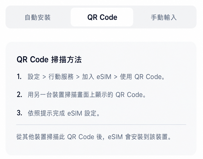QR 引導